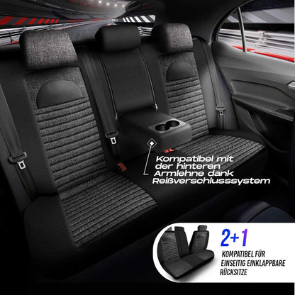 Enzo Autositzbezüge für Nissan Murano, Leinen