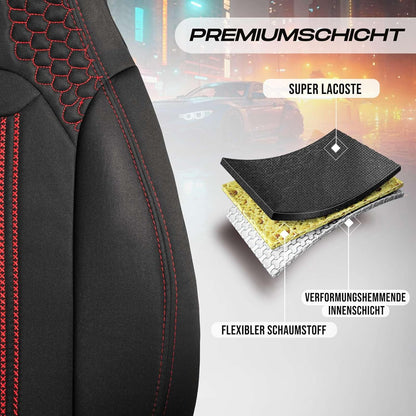 Hunter Autositzbezüge für Kia Optima, Lacoste-Stoff