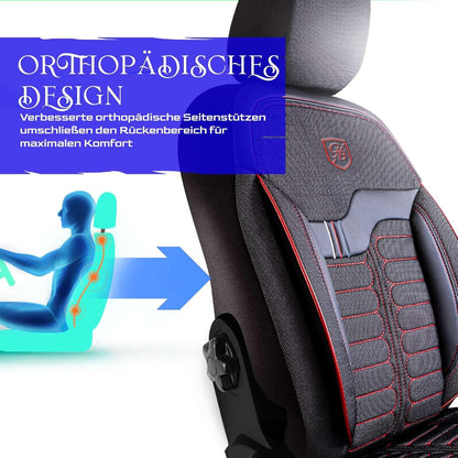 Londra Autositzbezüge für Suzuki SX4, Jacquard Sitzauflage