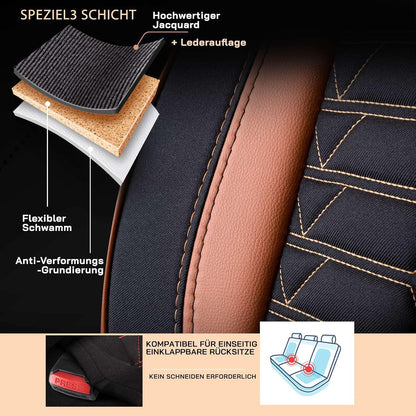Venice Autositzbezüge für Suzuki Baleno, Jacquard Sitzauflage