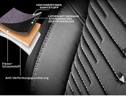 Dubai Autositzbezüge für PKW & SUV, Samt