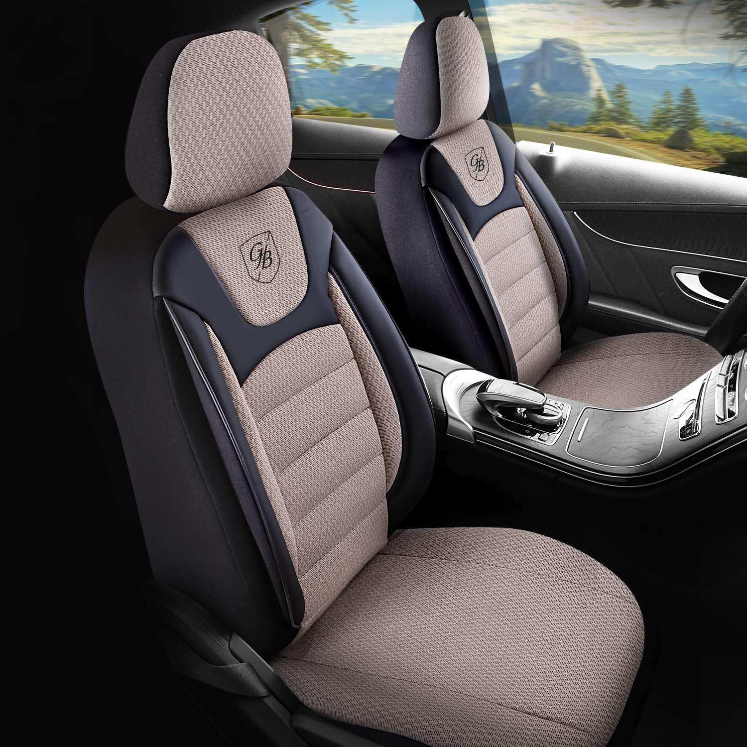 Prestij Autositzbezüge für Toyota Avensis, Webstoff