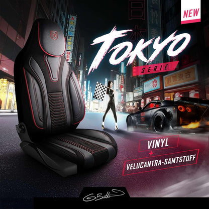 Tokyo Autositzbezüge für Renault Twingo, Velours & Leder