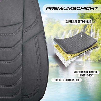 Lechfall Autositzbezüge für Mitsubishi Lancer, Lacoste-Stoff
