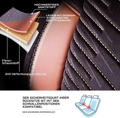 Dubai Autositzbezüge für Ford Focus, Samt