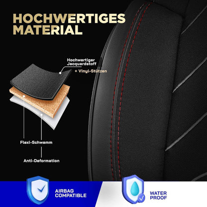 Autositzbezüge Universal 2+1 für Transit Custom (2016-2023), Leinen