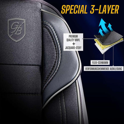 Everest Autositzbezüge für Mazda CX-7 – Jacquard Sitzauflage