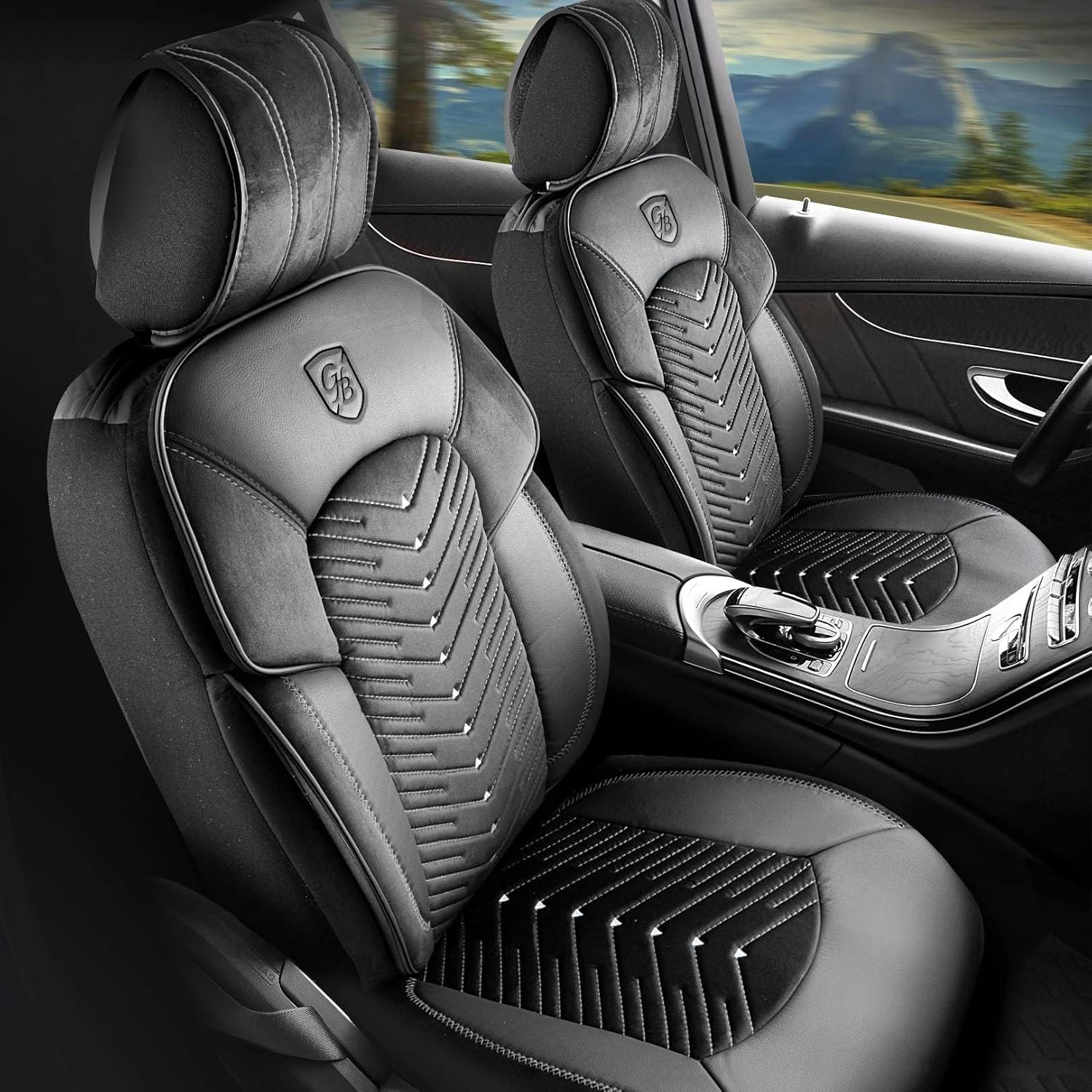 Dubai Autositzbezüge für Jaguar XJ, Samt