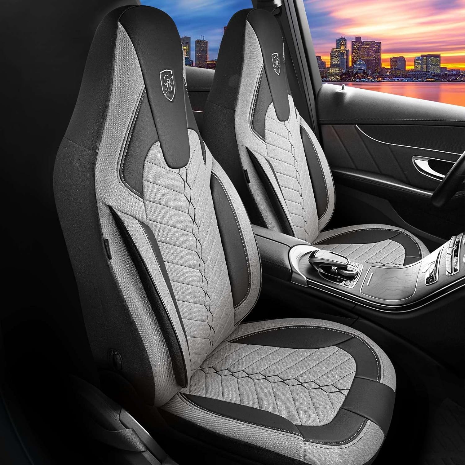Munich Autositzbezüge für Opel Combo, Leinen