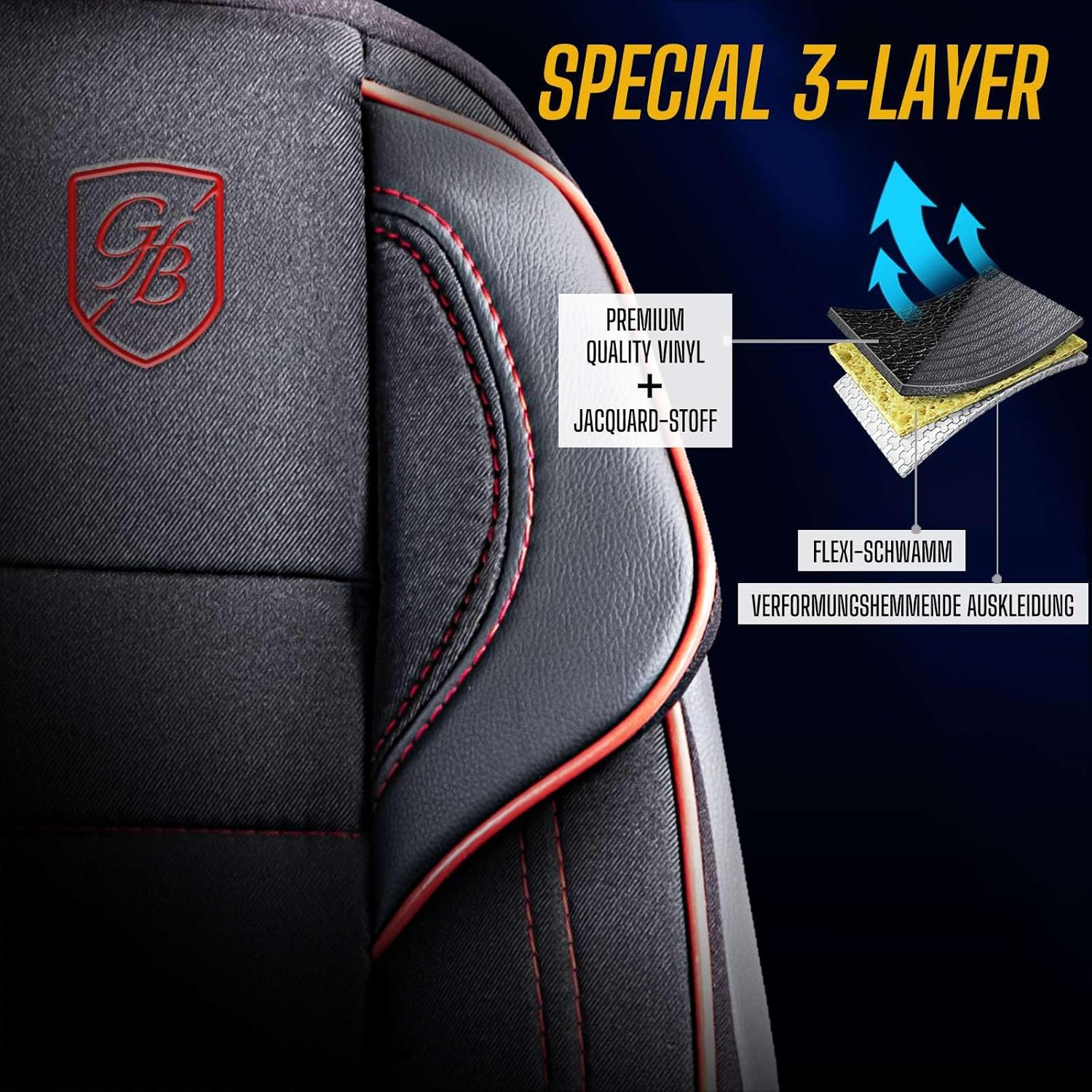 Everest Autositzbezüge für Nissan Cube – Jacquard Sitzauflage