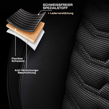 Paris Autositzbezüge für Honda Jazz, Piqué-Stoff