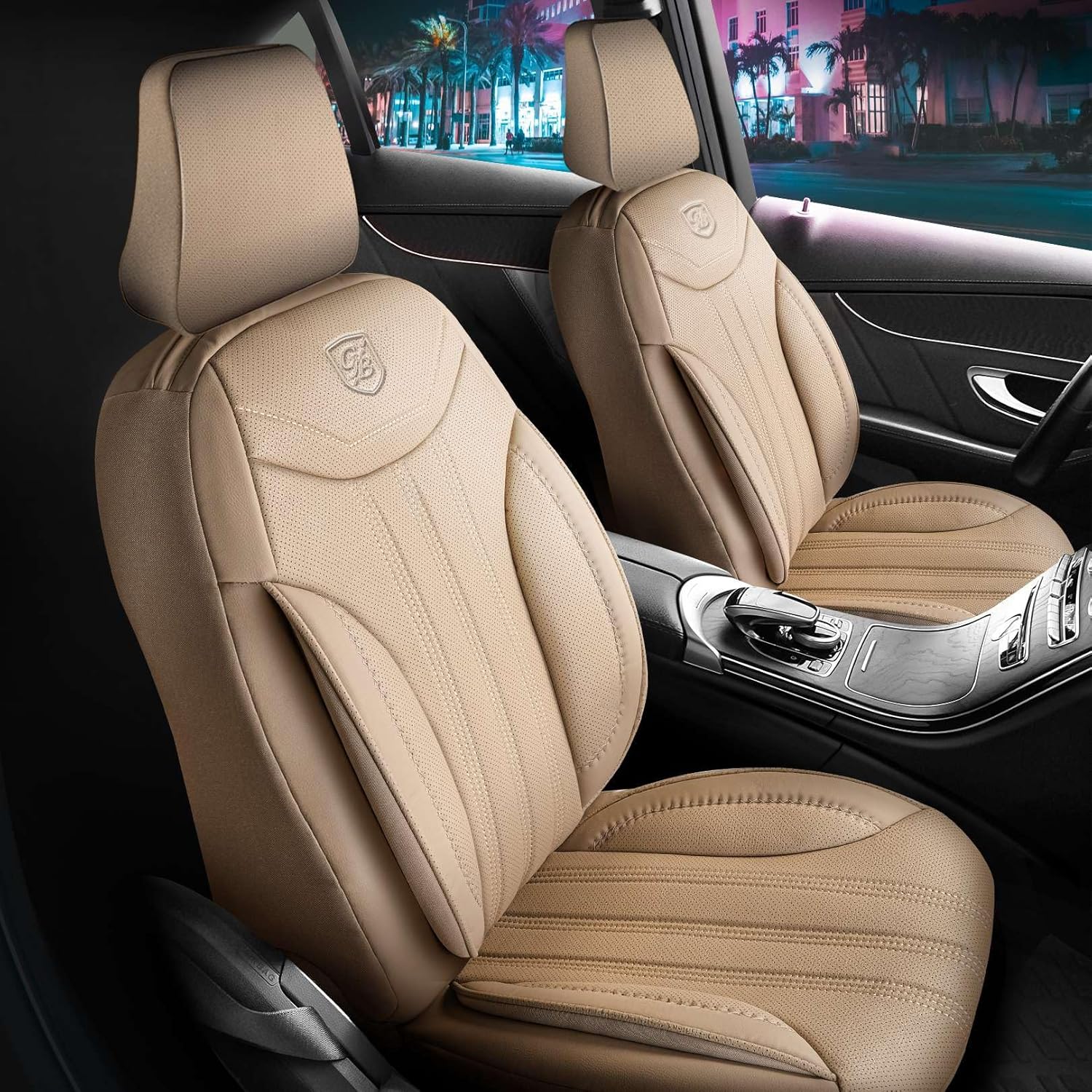Miami Autositzbezüge für Volvo XC40, Leder