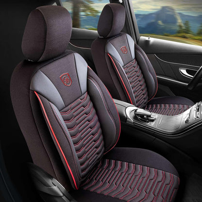 Paris Autositzbezüge für Ford KA, Piqué-Stoff