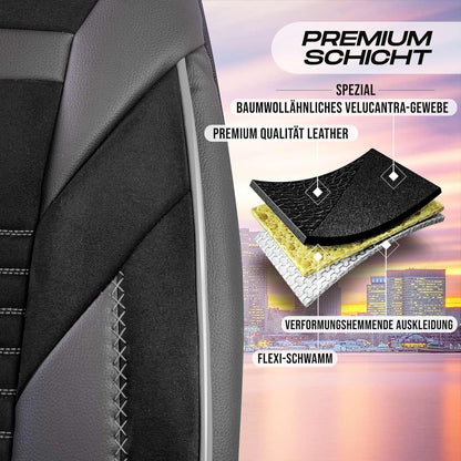 Boston Autositzbezüge für Subaru Outback, Velours