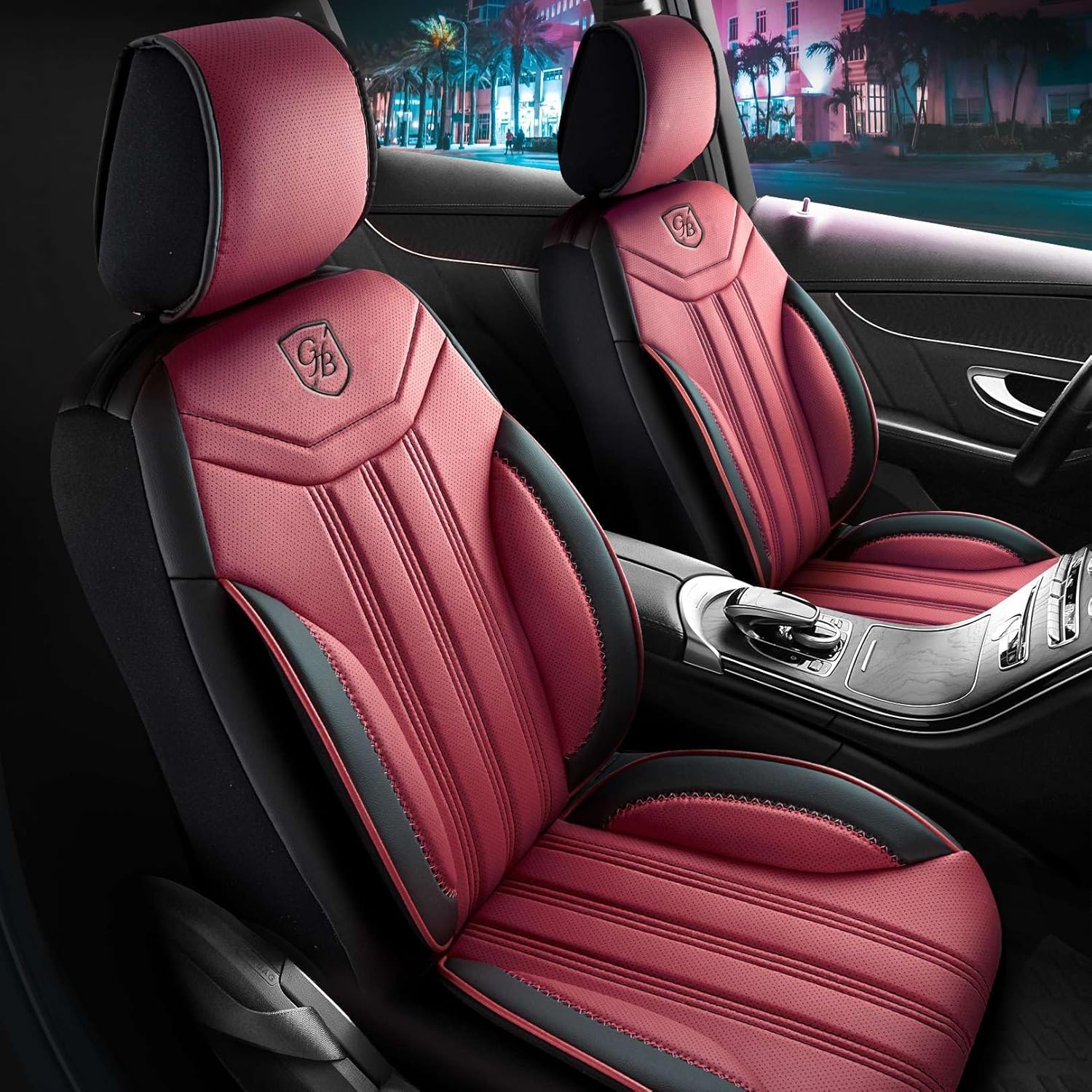 Miami Autositzbezüge für Ford Fusion, Leder