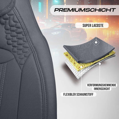 Hunter Autositzbezüge für Mazda 5, Lacoste-Stoff