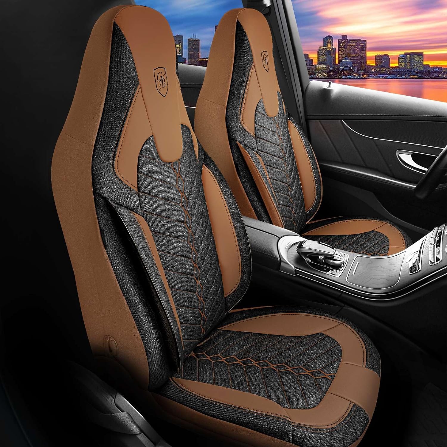 Munich Autositzbezüge für Peugeot 307, Leinen