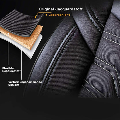 Berlin Autositzbezüge für Audi Q7, Jacquard Sitzauflage