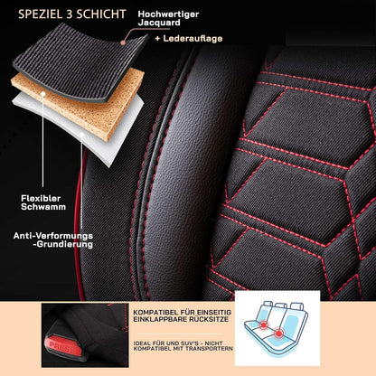 Venice Autositzbezüge für Jeep Renegade, Jacquard Sitzauflage